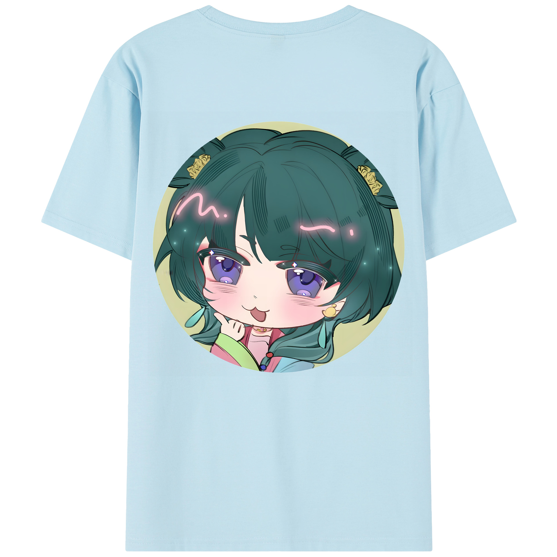 （画像用） 薬屋のひとりごと The Apothecary Diaries 綿100％半袖Tシャツ（背面プリント）